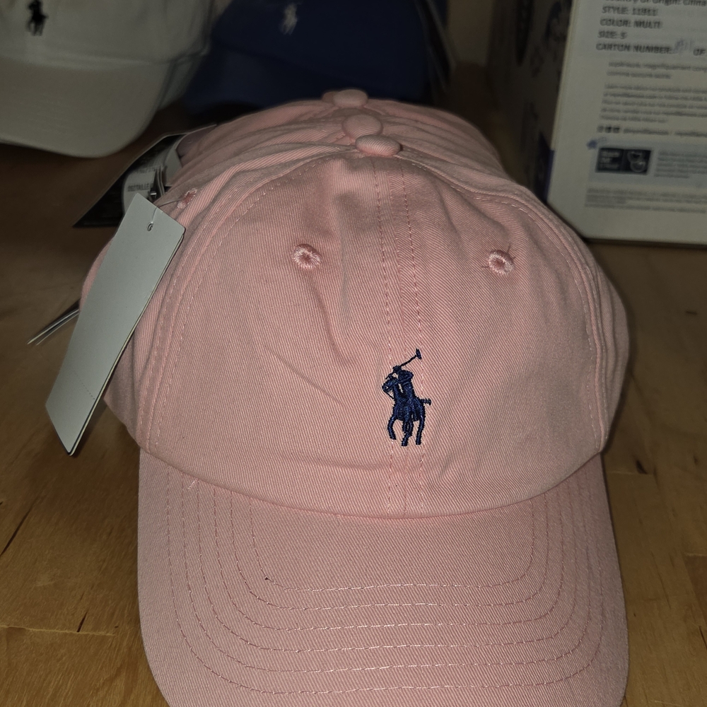 Pink Polo Cap